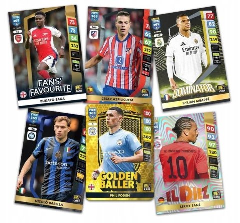 ALBUM FIFA 365 2025 PANINI ZESTAW STARTOWY KARTY PIŁKARSKIE 10 LECIE