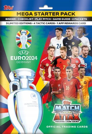 ALBUM NA KARTY PIŁKARSKIE EURO 2024 TOPPS MEGA ZESTAW STARTOWY GERMANY UEFA