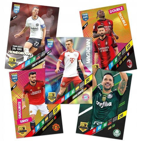 BLISTER PREMIUM GOLD FIFA 365 2024 PANINI KARTY PIŁKARSKIE DO ALBUMU d