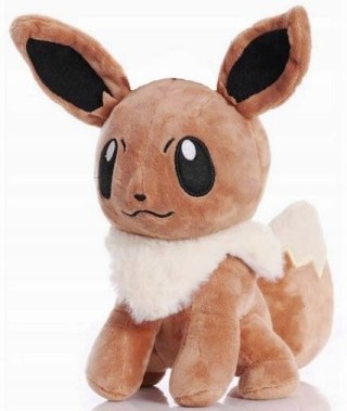 DUŻA MASKOTKA PLUSZAK XXL POKEMON GO EEVEE 25 cm DLA DZIECKA NA PREZENT