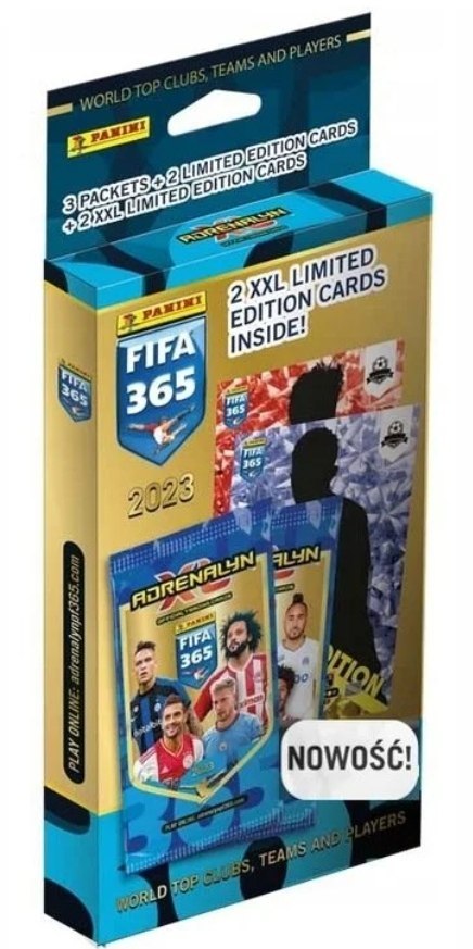 FIFA 365 2023 BLISTER PREMIUM 2 XXL +2 LIMITED + 18 KART