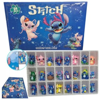 Kalendarz Adwentowy STICH & LILO 24 FIGURKI NA KAŻDY DZIEŃ OZDOBY ZAWIESZKI