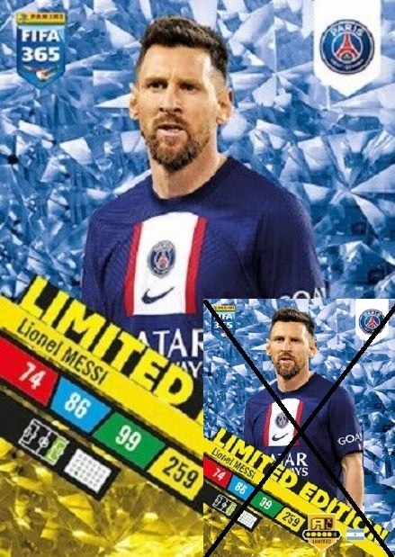 LIONEL MESSI LIMITED EDITION XXL - FIFA 365 2023 KARTA PIŁKARSKA LIMITOWANA