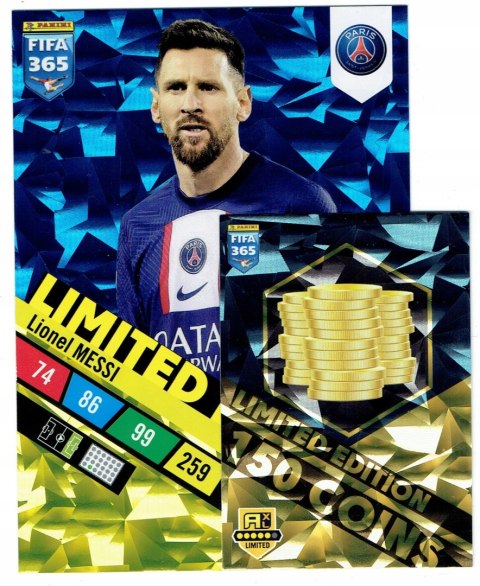 LIONEL MESSI LIMITED EDITION XXL - FIFA 365 2023 KARTA PIŁKARSKA LIMITOWANA