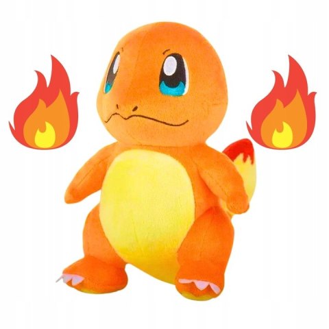 Maskotka Komplet 4 Pluszaków Pokemon 25 cm Przytulanki Pikachu Charmander