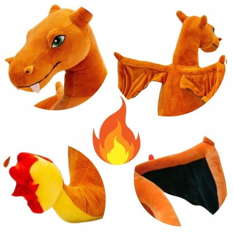 Maskotka Pluszak Pokemon Charizard 30cm Pomarańczowy Smok Maskotka Pluszak Pokemon Charizard 30cm Pomarańczowy Smok