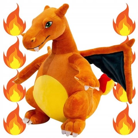 Maskotka Pluszak Pokemon Charizard 30cm Pomarańczowy Smok Maskotka Pluszak Pokemon Charizard 30cm Pomarańczowy Smok