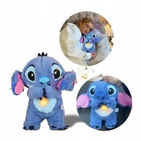 PRZYTULANKA MASKOTKA STICH USPOKAJACZ MIŚ SZUMIŚ ODDYCHAJĄCA STITCH ZABAWKA