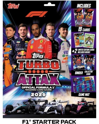 Album na Karty F1 Turbo Attax 2026 Topps Zestaw Startowy