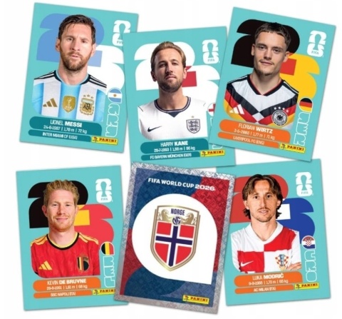 Duża Puszka Naklejki Panini FIFA World Cup 2026