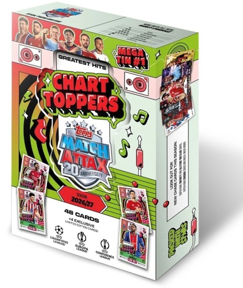 Mega Puszka #1 Topps Match Attax 2026/27 Chart Toppers