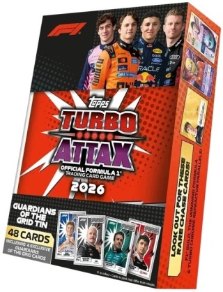 Mega Puszka Topps Formuła 1 2026 Turbo Attax Karty F1