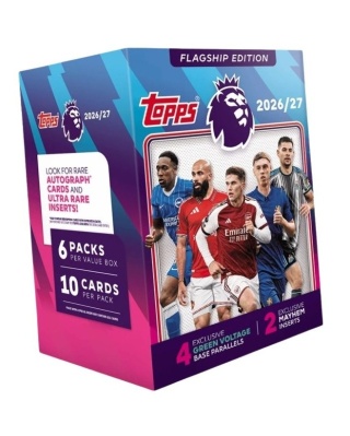 Value Box Premier League 2026/27 Topps Flagship Edition