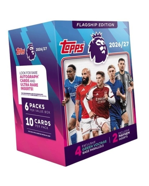 Value Box Premier League 2026/27 Topps Flagship Edition
